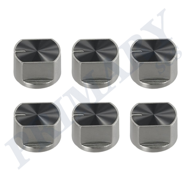 UNIVERSAL COOKER HOB CONTROL KNOBS KIT - BLACK